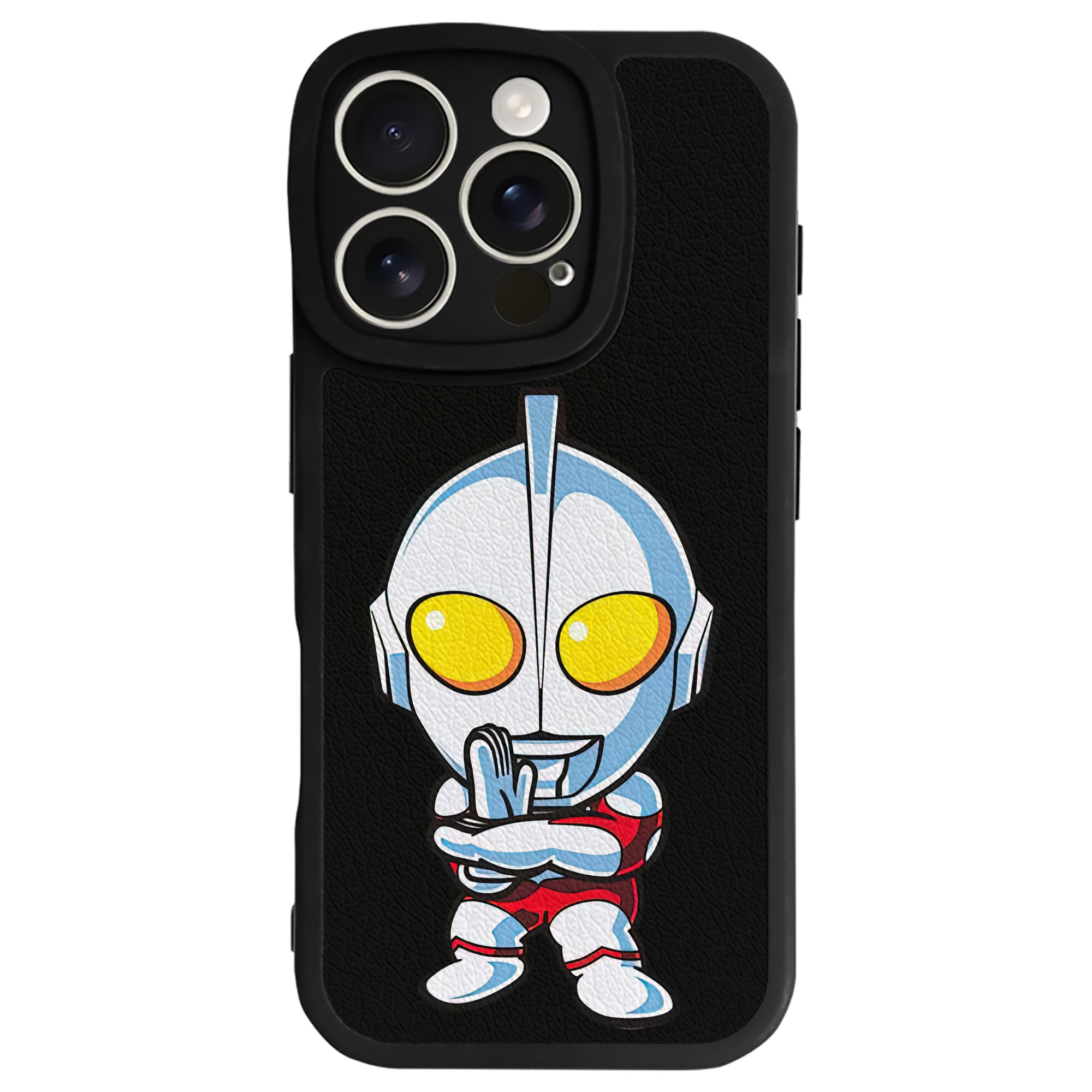 （画像用） ウルトラマン Ultraman 【iPhone 16シリーズ対応】シリコンスマホケース（レザー調） 材質：シリコン